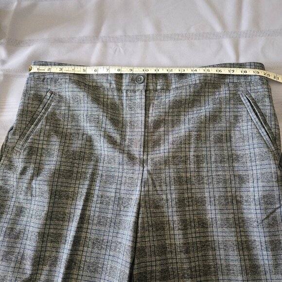 Blue/Grey plaid pants - Picture 6 of 7
